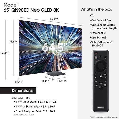 �������� ���� "65 SAMSUNG NEO QLED 8K ������ ��� QE65QN900D