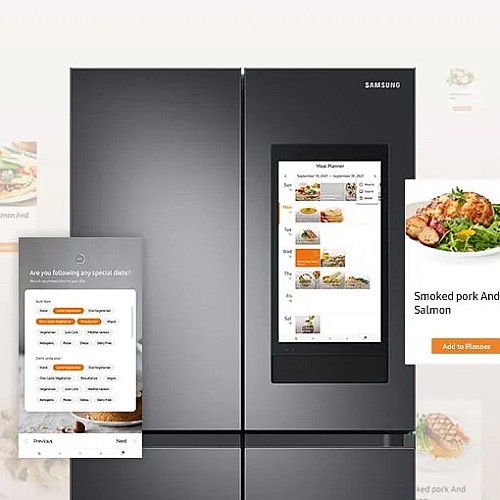 ���� ��� 4 ����� 873 ���� ���� SAMSUNG ������ ��� FAMILY HUB RF87A9771B1