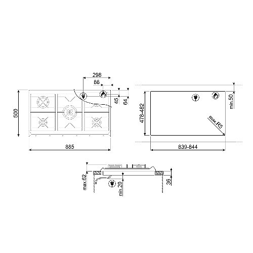 ������ �� ���� SMEG ��� ��� SE97GXBE5