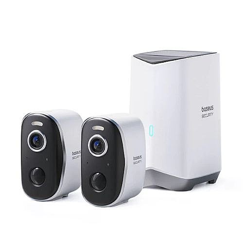 ���� 2 ������ �������� BASEUS ��� SECURITY N1 OUTDOOR CAMERA 2K 2CAM KIT
