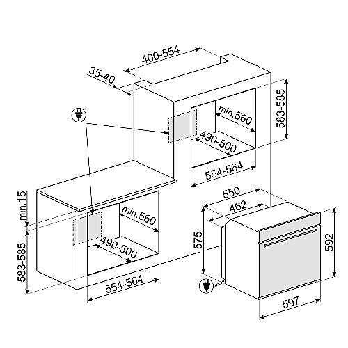 ���� ���� 60 �"� ���� SMEG ���� ��� SF6388X