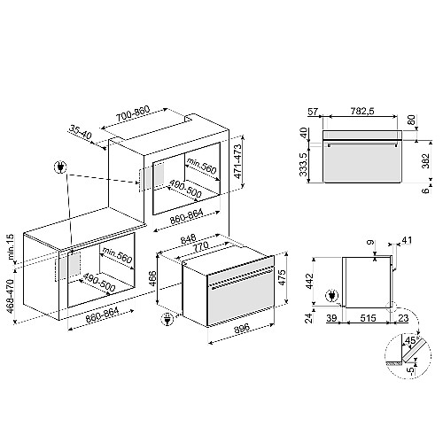���� ���� 90 �"� ���� SMEG ���� ��� SFR9390X