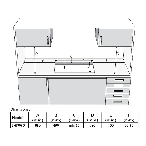 ������ ��������� 90 �"� ���� SAUTER ����� ��� SHI9060