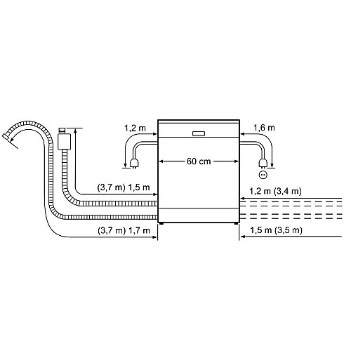 ���� ���� ��� ��� 60 �"� ���� BOSCH ��� ��� SMS46NW01E