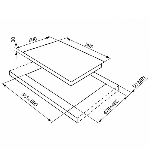 ������ �� ����� 60 �"� ���� SMEG ���� ��� SRV864AO