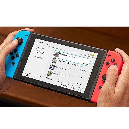 ������� ���� ���� NINTENDO ������� ���  SWITCH V2 NEON BLUE & RED JOY