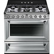 תנור משולב עם כיריים גז בעיצוב רטרו SMEG סמאג דגם TR90X9-1 תנור משולב עם כיריים גז בעיצוב רטרו SMEG סמאג דגם TR90X9-1