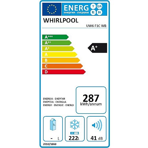 ����� 6 ������ ���� WHIRLPOOL ������� ��� UW6F1CWBN