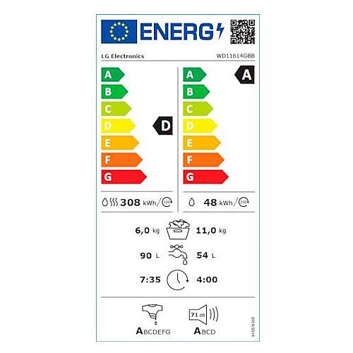 ����� ����� 11 �"� ������ ����� 6 �"� LG �� �� ��� WD11614GBB