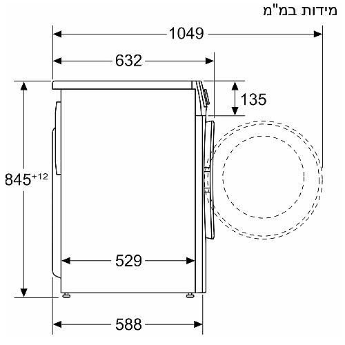 ����� ����� 9 �"� ���� BOSCH ��� ��� WGA144X9IL
