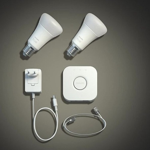 �� 2 ����� ����� ����� �� ���� ���� PHILIPS ������ ��� HUE WHITE STARTER KIT
