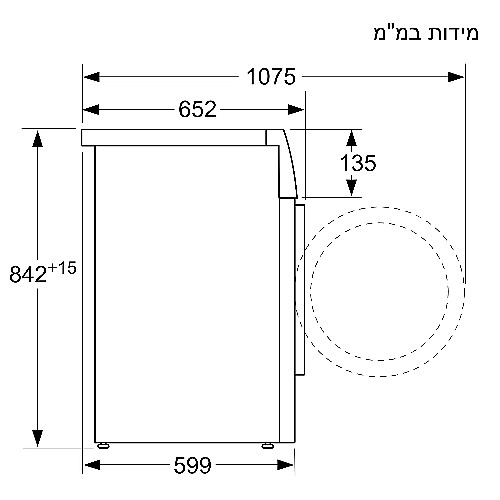 ����� ����� 9 �"� ���� BOSCH ��� ��� WTG86481IL