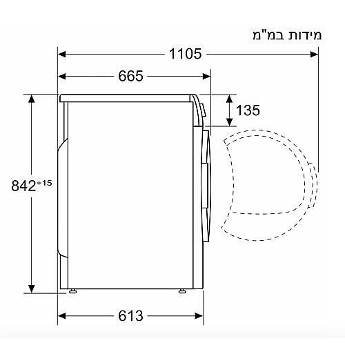 ����� ����� �� ����� ��� 8 �"� ���� BOSCH ��� ��� WTH9281IL