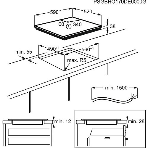 ����� ������� �� ������ ����� 60 �"� ���� ZANUSSI ����� ��� ZHRN643