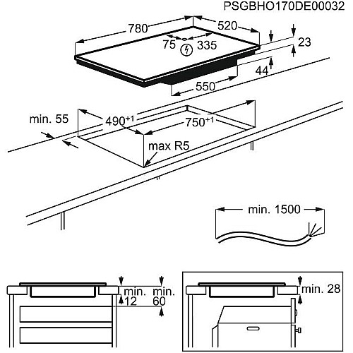 ������ ������� ��������� 80 �"� ���� ZANUSSI ����� ��� ZIF8471CB