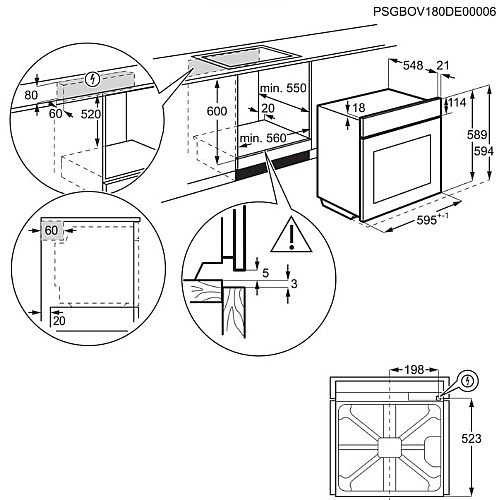 ���� �� ������ 60 �"� ���� ZANUSSI ����� ��� ZOB32801XU MULTIPLUS