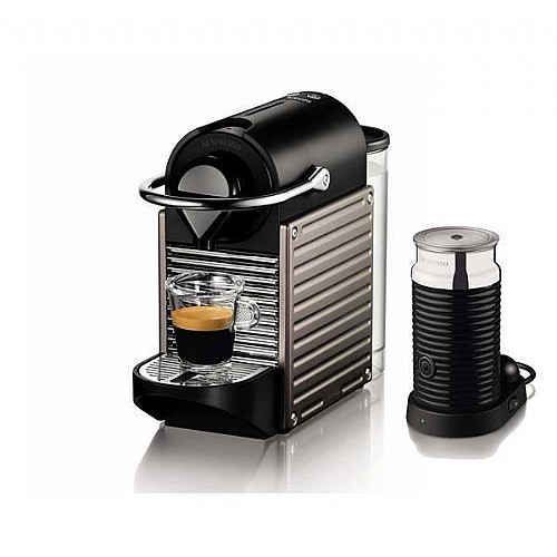 ����� ������ Pixie ���� NESPRESSO ��� C60 + ����� Aerochino
